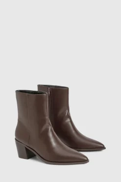 boohoo Bottes cheville à talons style western< Bottines|Bottes Mi-Hautes