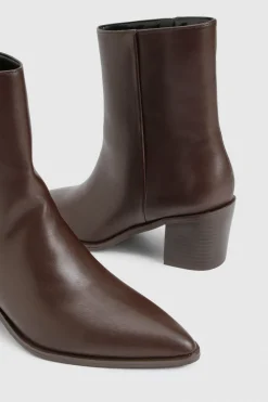 boohoo Bottes cheville à talons style western< Bottines|Bottes Mi-Hautes
