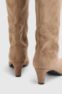 Bottes Colonne À Enfiler À Petit Talon