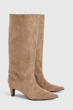 Bottes Colonne À Enfiler À Petit Talon