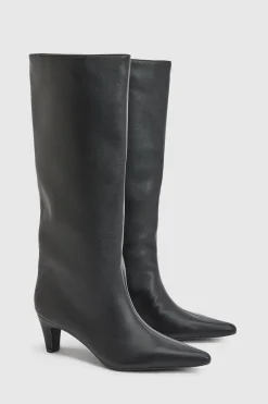 Bottes Colonnes À Enfiler À Petit Talon