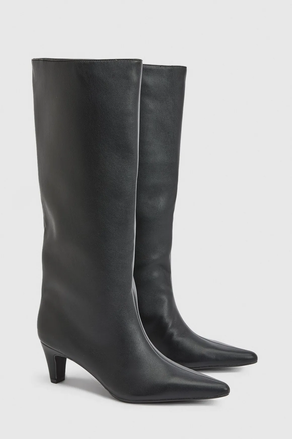 Bottes Colonnes À Enfiler À Petit Talon