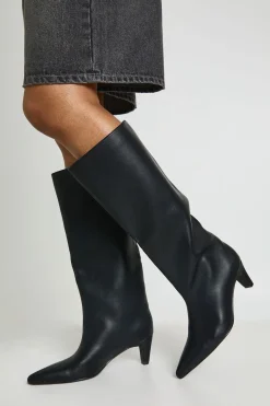 Bottes Colonnes À Enfiler À Petit Talon