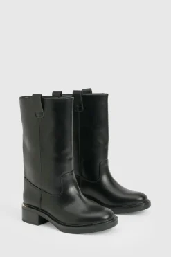 Bottes Column mi-hautes pour pieds larges