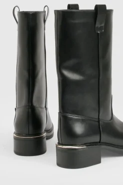 Bottes Column mi-hautes pour pieds larges