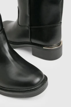Bottes Column mi-hautes pour pieds larges