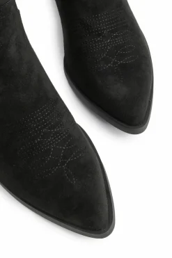 boohoo Bottes cowboy western à détails brodés< Bottes|Bottes Noires