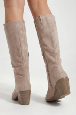 Bottes Cowboy Western À Tige Droite