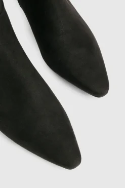 Bottes cuissardes stilettos froncées