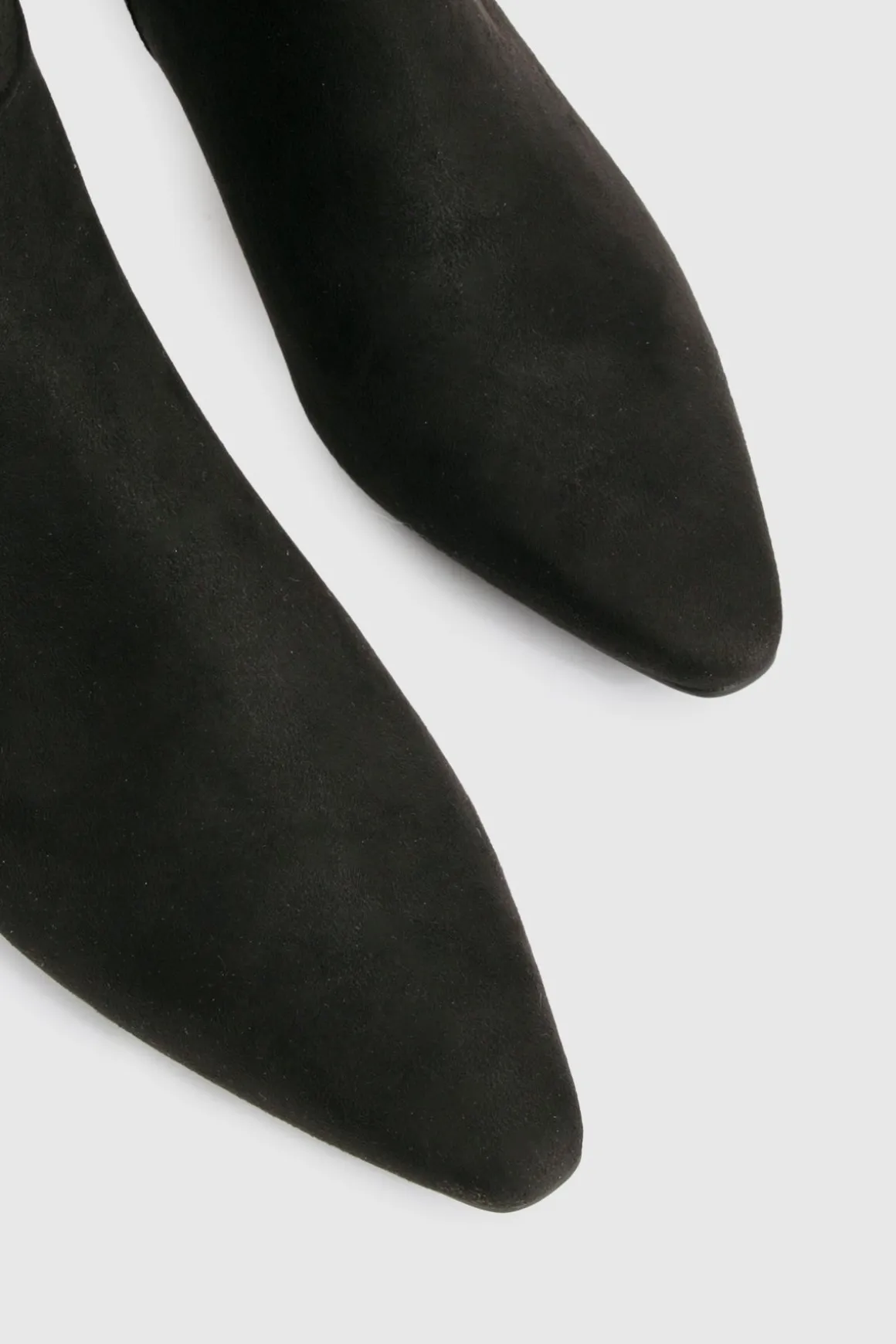 Bottes cuissardes stilettos froncées
