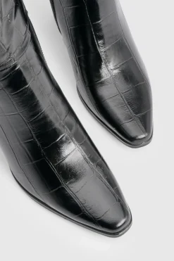 Bottes cuissardes à talon bloc Croc