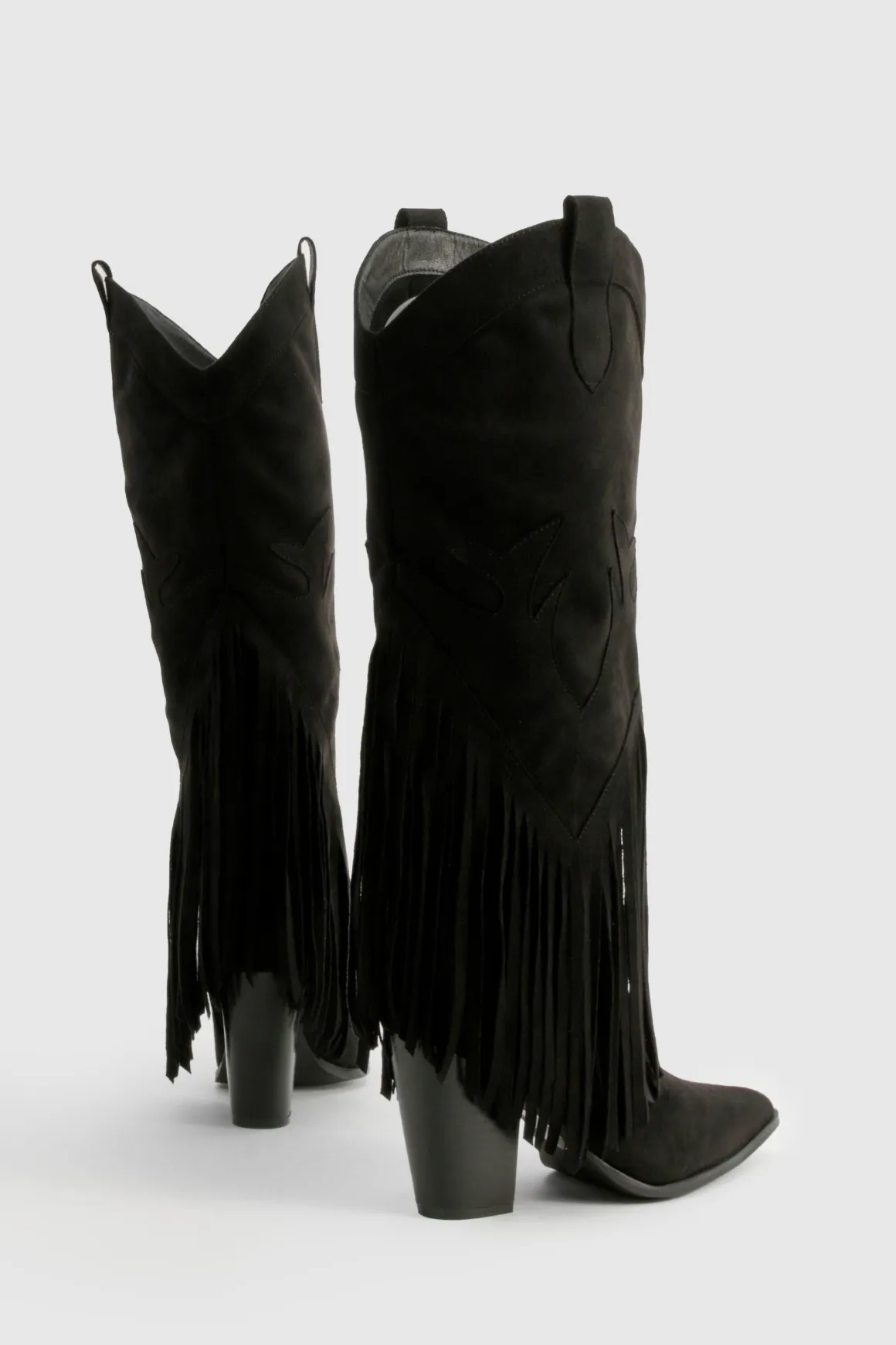 Bottes de cowboy style western avec détails à gland