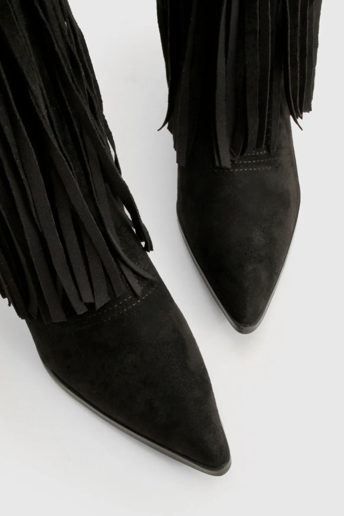 Bottes de cowboy style western avec détails à gland
