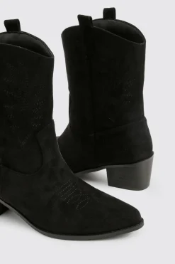 Bottes de cowboy western brodées