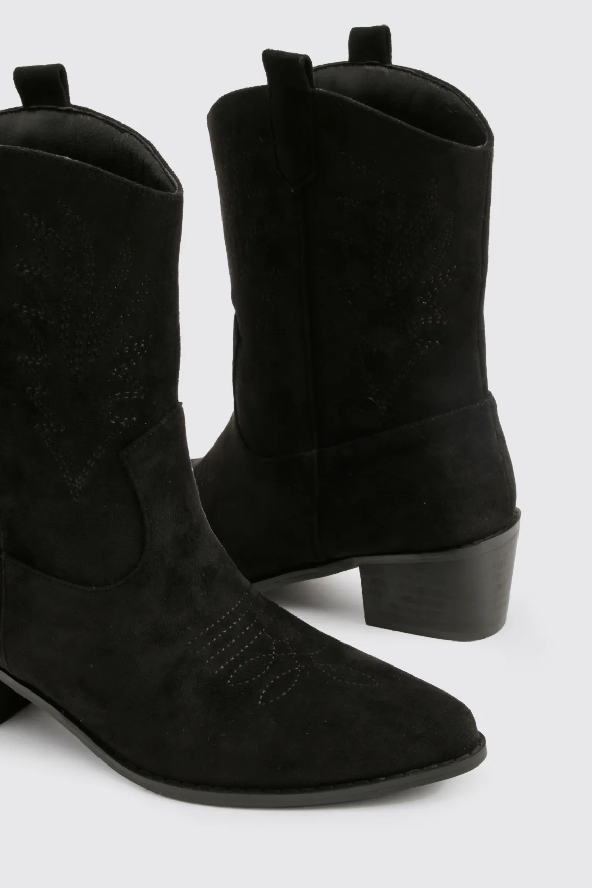 Bottes de cowboy western brodées
