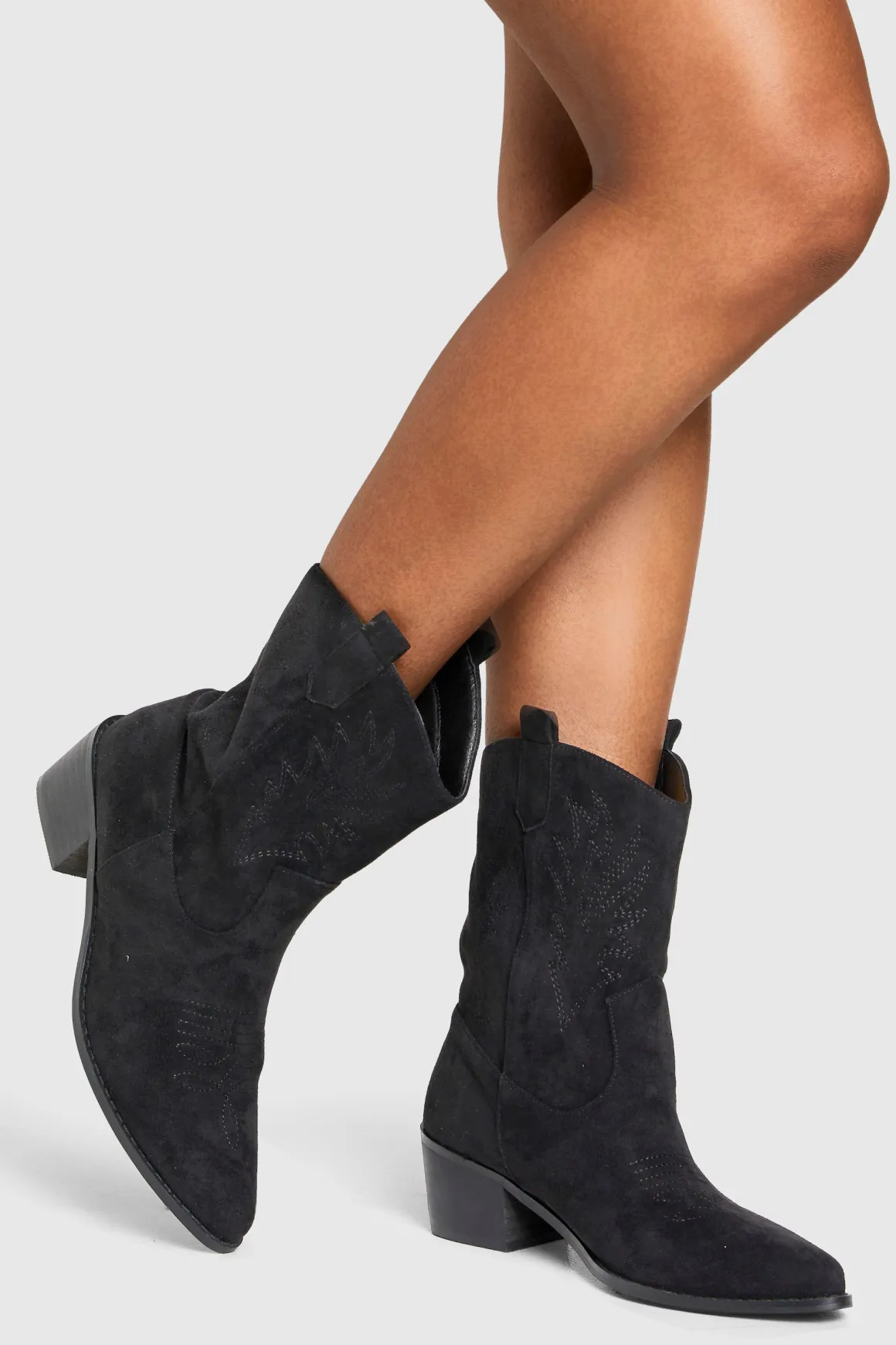Bottes de cowboy western brodées