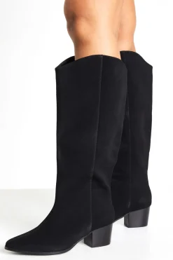 Bottes de cowboy western de jour, coupe large et épurée