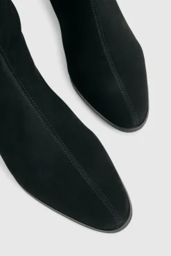 Bottes de cowboy western de jour, coupe large et épurée