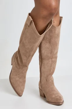 Bottes De Cowboy Western Montantes En Synthétique