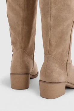Bottes De Cowboy Western Montantes En Synthétique