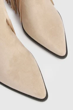 boohoo Bottes De Cowboy Western À Pompons Coupe Large< Bottes|Santiags
