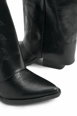 Bottes de cowboy western rabattables