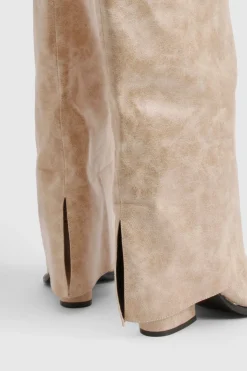 Bottes de cowboy western à talons usées