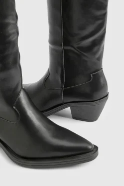 Bottes de Cowboy Western à Talon Moyen