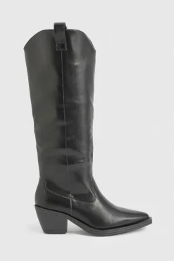 Bottes de Cowboy Western à Talon Moyen