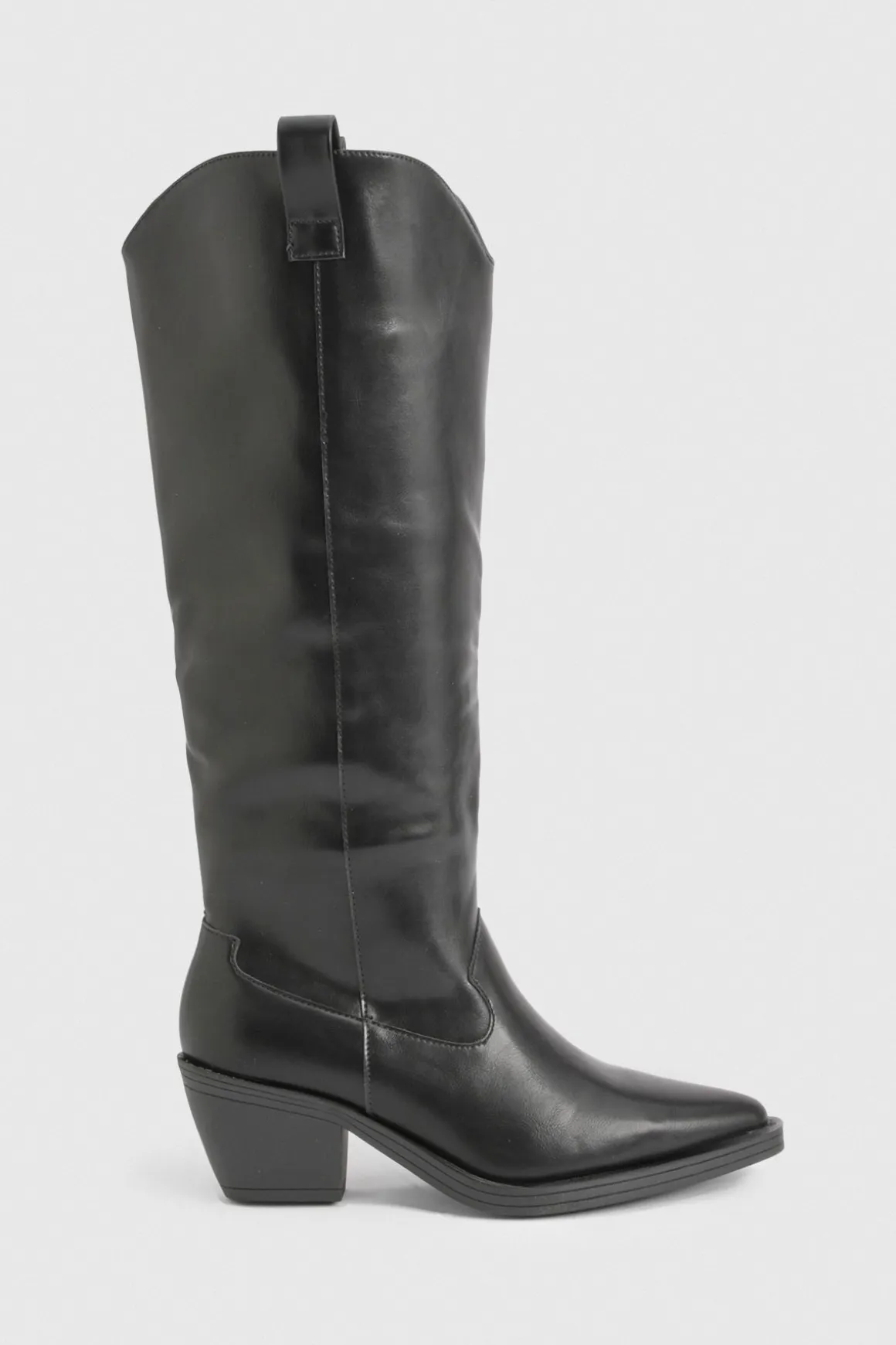 Bottes de Cowboy Western à Talon Moyen