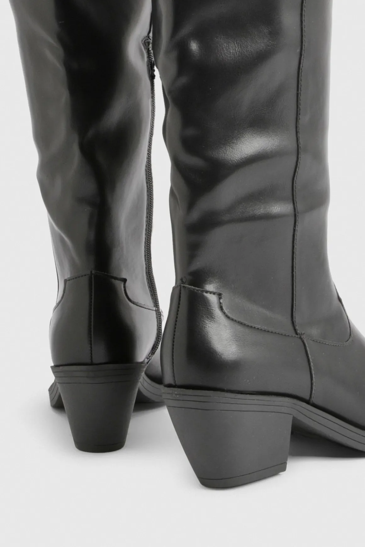 Bottes de Cowboy Western à Talon Moyen