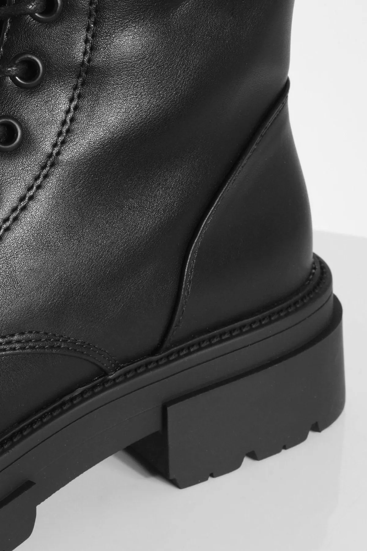 boohoo Bottes De Randonnée À Lacets< Bottes|Bottes Noires