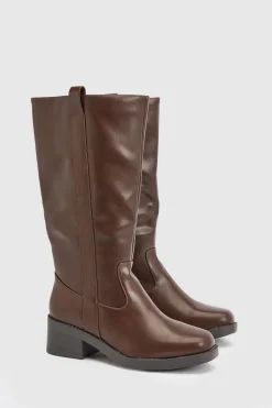 Dorothy Perkins Bottes Hautes Benji En Synthétiquecuir Coupe Large< Bottes|Bottes Hautes