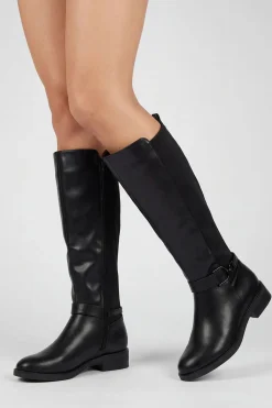 Bottes Hautes À Détail Boucle
