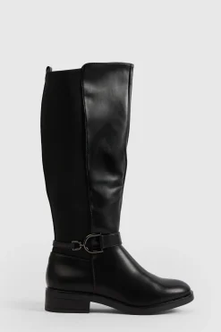 Bottes Hautes À Détail Boucle