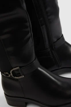Bottes Hautes À Détail Boucle