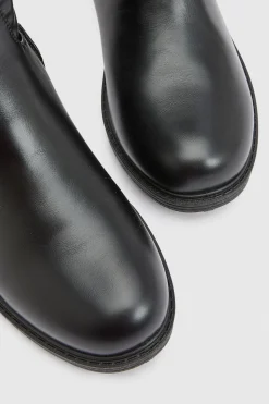 boohoo Bottes Hautes À Détail De Panneau Et Semelle Épaisse< Bottes|Bottes Hautes