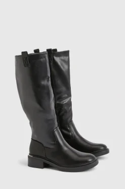 boohoo Bottes Hautes à Détail Patte< Bottes|Bottes Hautes