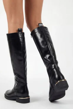 boohoo Bottes Hautes à Détails Métalliques< Bottes|Bottes Hautes