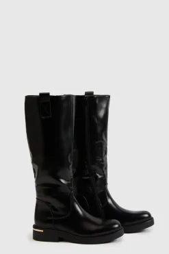 boohoo Bottes Hautes à Détails Métalliques< Bottes|Bottes Hautes