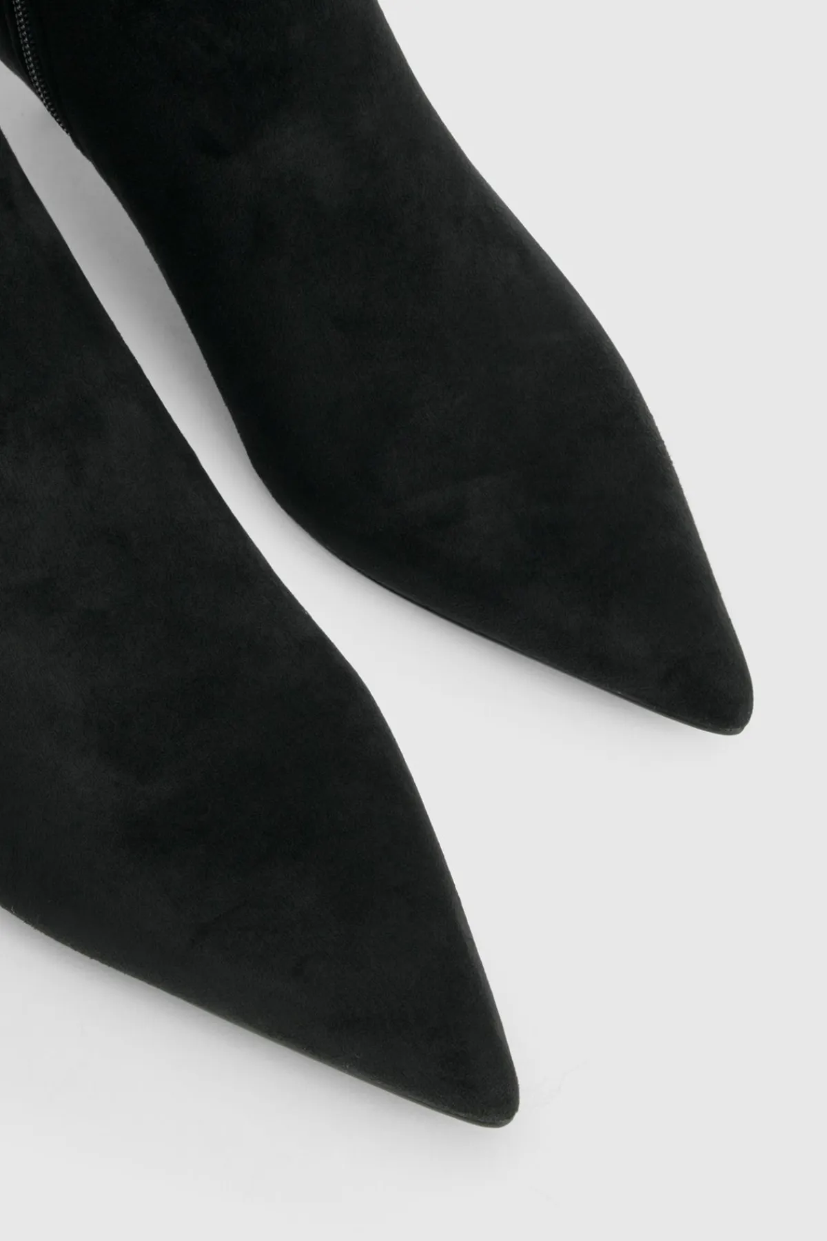 boohoo Bottes Hautes À Effet Daim Froncé< Bottes|Bottes En Daim