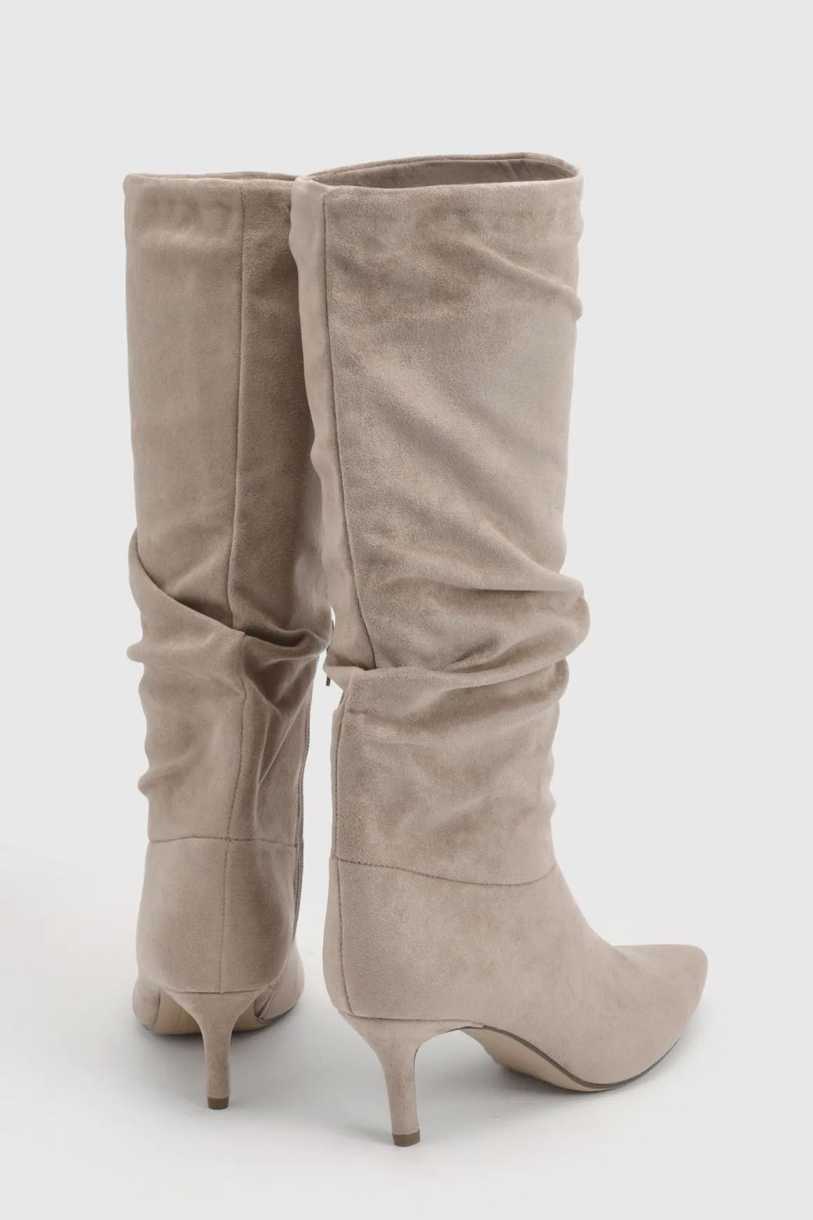 Bottes Hautes À Hauteur Genou Avec Effet Slouchy
