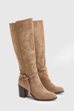 Wallis Bottes Hautes Katri À Talon Bloc En Synthétique< Bottes|Bottes En Daim