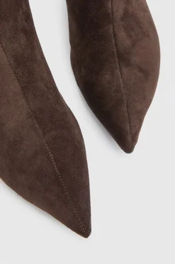Bottes Hautes Madalena En Synthétique À Talon Chaton