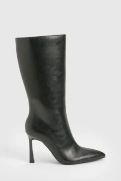 Bottes Hautes Mollet à Talon Aiguille Pointu
