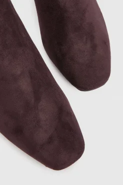 Bottes Hautes Slouchy À Talon Bloc Bas En Synthétique