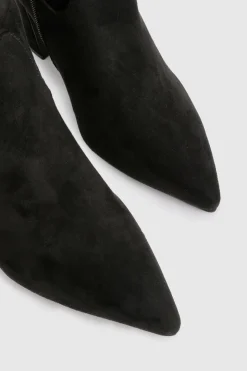 Bottes Hautes Stretch en Synthétique Coupe Large