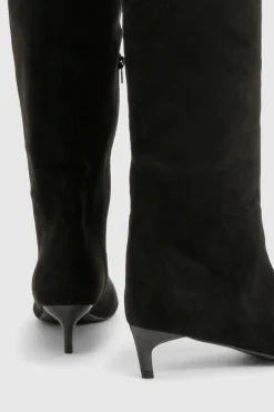 boohoo Bottes hautes sur le genou Column< Bottes|Bottes En Daim