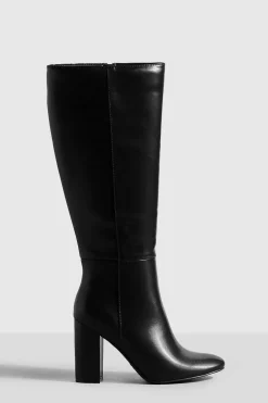 boohoo Bottes Hautes À Talon Bloc< Bottes|Bottes Hautes