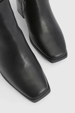 boohoo Bottes Hautes À Talon Bloc Moyen< Bottes|Bottes Hautes